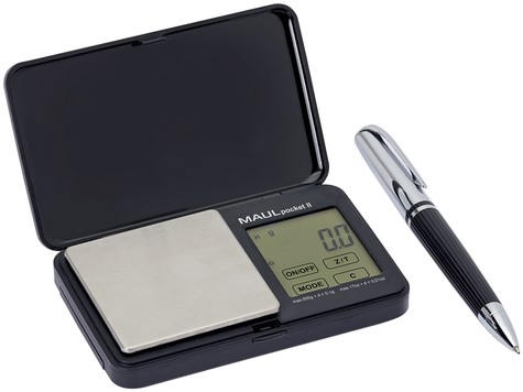 Mini weegschaal MAUL Pocket II tot 500 gram-3