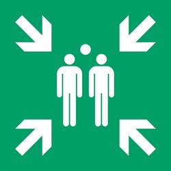 Verzamelplaats pictogram Tarifold 300x300mm