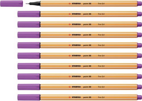 STABILO point 88 fineliner, plum (pruimpaars)-3