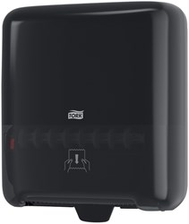 Handdoekroldispenser Tork H1 Elevation Matic zwart 551008