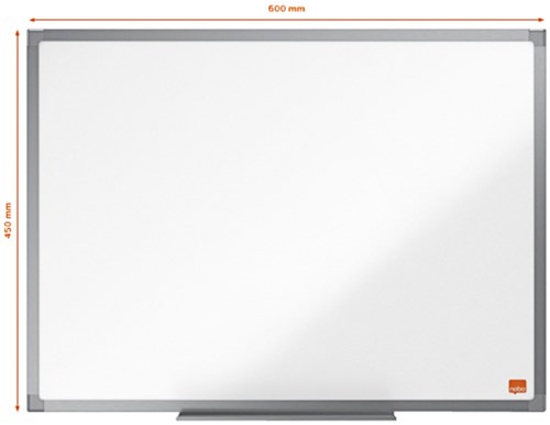 Magnetic Whiteboard 45x60cm Staal Nobo Essence-2