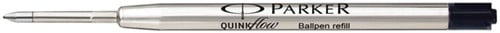 Parker Quinkflow vulling voor balpen, medium, zwart, blister met 3 stuks-2