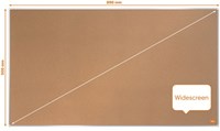 Prikbord Nobo Impression Pro widescreen 50x89cm kurk-11