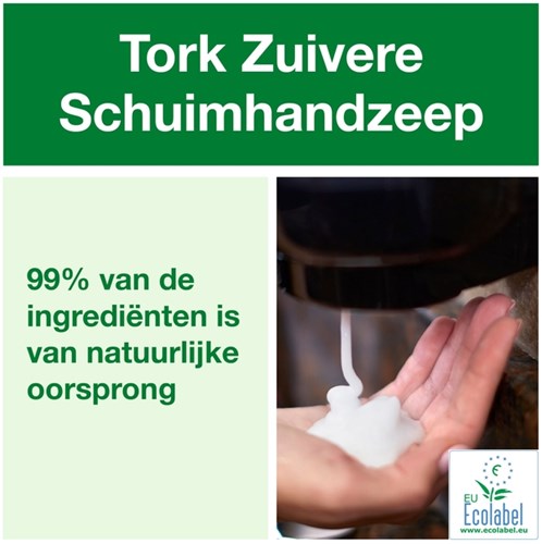 Handzeep Tork Clarity S4 foam 1000ml 520201-3