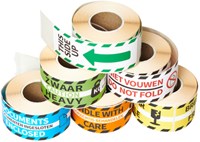 Rillprint etiketten Voorzichtig behandelen, ft 46 x 125 mm, rol van 250 stuks-2