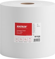 Poetspapier Katrin Industrial extra groot 2-laags 1000 vel wit 481856
