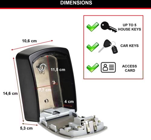 De Raat Master Lock 5403, sleutelkluis-3