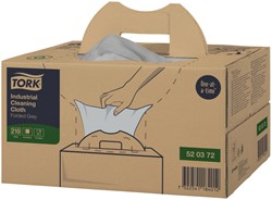 Reinigingsdoek Tork Industrial W7 handy box  210 vel grijs 520372