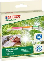 Edding Markeerstift Ecoline e-24 etui van 4 stuks in geassorteerde kleuren