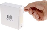 Rillprint ronde etiketten, diameter 25 mm, rol van 500 stuks, wit-3