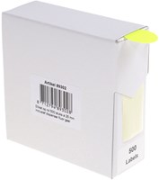 Rillprint ronde etiketten, diameter 25 mm, rol van 500 stuks, fluo geel-2