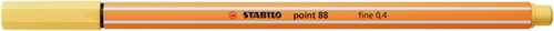 Fineliner STABILO point 88/23 fijn lichtgeel-3