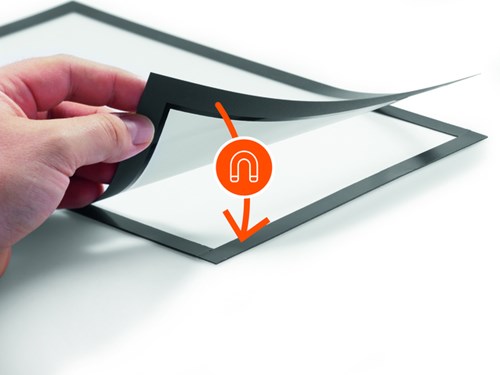 Duraframe Durable infoframe A4 zelfklevend zwart 10 stuks-3