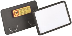 Naambadge met magneet 40x75mm 25 stuks