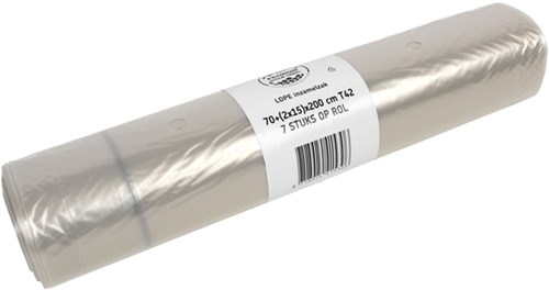 Afvalzak Cleaninq perforatie en sluitlint 400l 84st