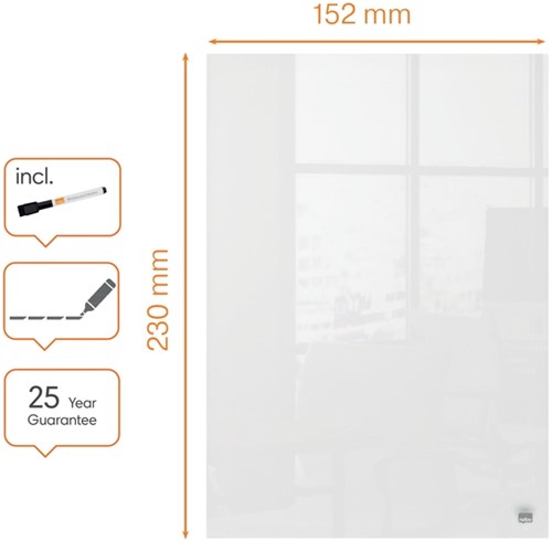 Glasbord Nobo mini 23x15m 2 stuks-2