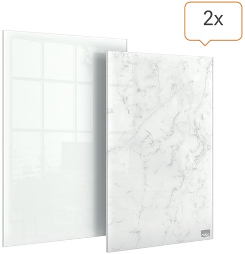 Glasbord Nobo mini 23x15m 2 stuks-3