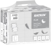 Handdoek Katrin 61600 W-vouw Plus 3laags 20,3x32cm 25x90st