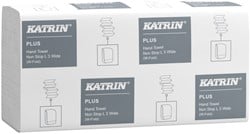 Handdoek Katrin W-vouw Plus 3-laags 320x240mm 25x90st