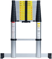 Telescoopladder 12 treden 3,8m Pavo