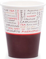 Drinkbeker uit karton 230 ml diameter 80 mm pak van 1000 stuks