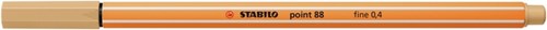 Fineliner STABILO point 88/88 fijn licht oker-2