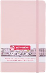 Schetsboek Talens Art Creation 80 witte vellen 140gr 130x210mm roze