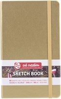 Schetsboek Talens Art Creation 80 witte vellen 140gr 130x210mm witgoud
