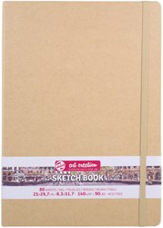 Schetsboek Talens Art Creation 80 witte vellen 140gr 210x300mm kraft
