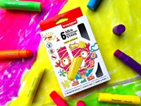 Plakkaatverf sticks Bruynzeel Neon 6 kleuren-1