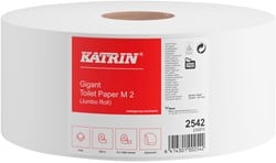 Toiletpapier Katrin Jumbo 2-laags wit 1200vel