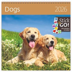 Kalender 2026 Helma 365 30x30cm honden