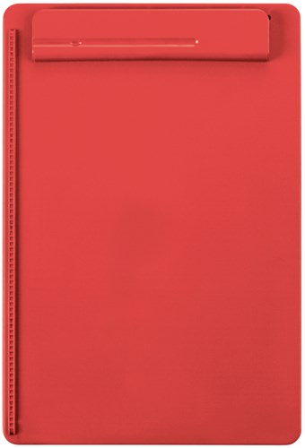 Klembord A4 MAULgo uni recycled rood staand stuk blauw