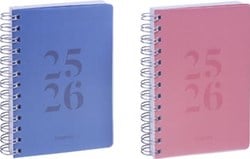 Schoolagenda Brepols Wire-o geassorteerde kleuren 2023-2024
