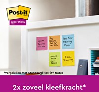 Memoblok Post-it Z-Notes R330 Super Sticky 76x76mm Soulful 6 stuks-2