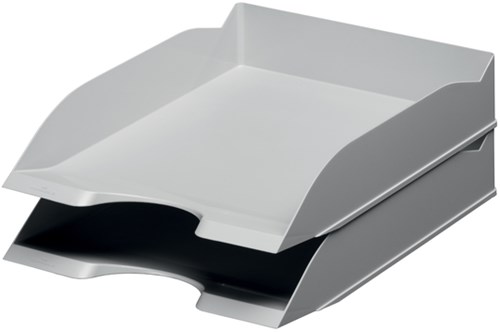 Brievenbak Durable ECO A4 Grijs stapelbaar blauw 63 x 337 mm-3