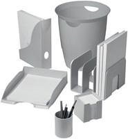 Brievenbak Durable ECO A4 Grijs stapelbaar blauw 63 x 337 mm-1
