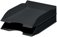 Brievenbakje Durable Eco zwart A4 stapelbaar-1