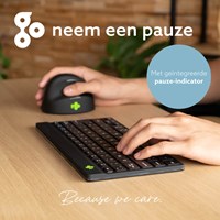 R-Go Compact Break ergonomisch Bluetooth toetsenbord, qwerty, zwart-3