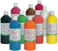 Plakkaatverf Qrea oranje 500ml-3