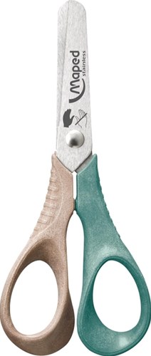 Schaar Maped Smiling Planet 12cm links display à  10 stuks assorti-2