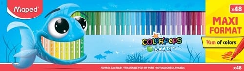 Kleurstift Maped Color'Peps Ocean doos à 48 kleuren