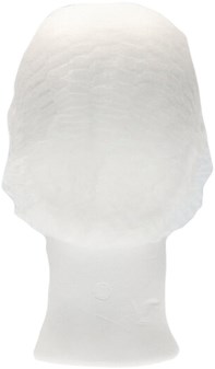 Haarnet CMT clip non-woven L 53cm PP wit-2