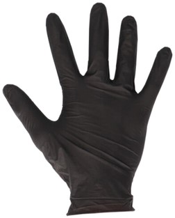 Handschoen CMT maat L soft nitril zwart-2