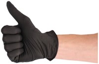Handschoen CMT maat L soft nitril zwart-2
