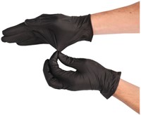 Handschoen CMT maat L soft nitril zwart-3