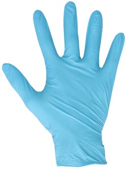 Nitril handschoenen CMT maat L blauw 100 stuks-3