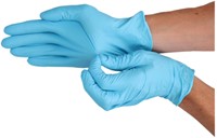 Nitril handschoenen CMT maat L blauw 100 stuks-3