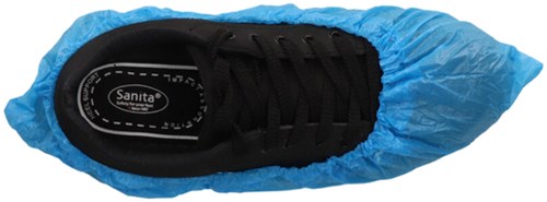Schoenovertrek CMT 40mu geruwd maat 36-42 CPE blauw-2