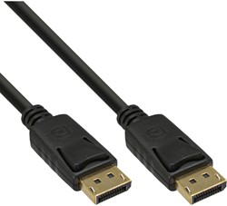 Kabel inLine displayport 4K60HZ M-M 1.5 meter zwart